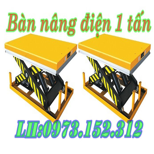 bàn nâng điện 1 tấn, giá rẻ
