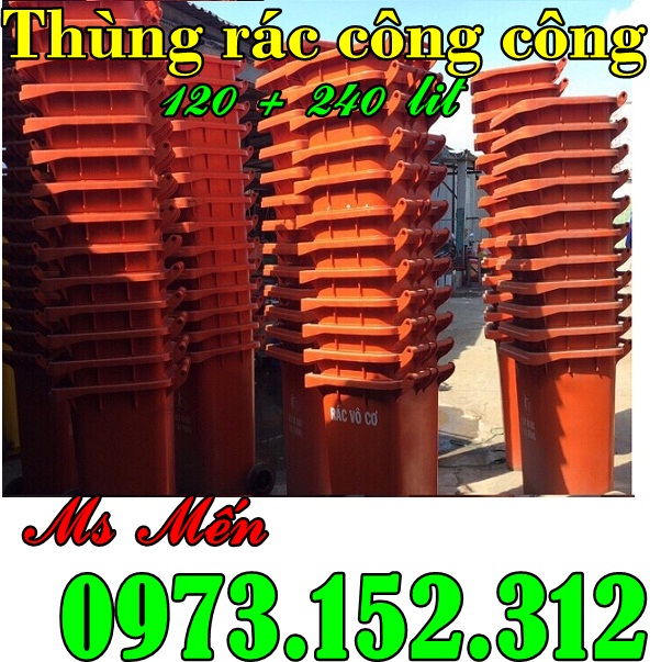 Thùng rác nhựa HDPE cao cấp giá rẻ tại Sài Gòn