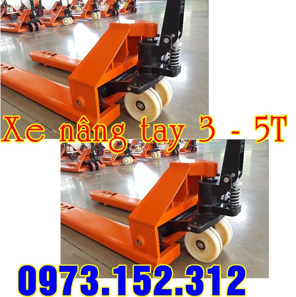 Xe nâng tay thấp 3 tấn, 5 tấn giá rẻ