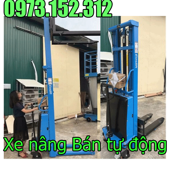 Xe nâng bán tự động 1.5 tấn hiệu Eoslift - Mỹ giá rẻ